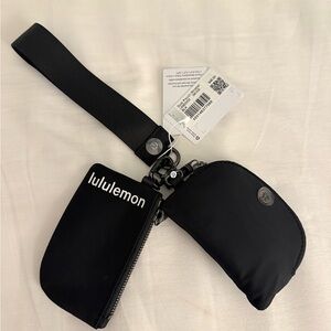 Lululemon Black Wristlet Pouch Set